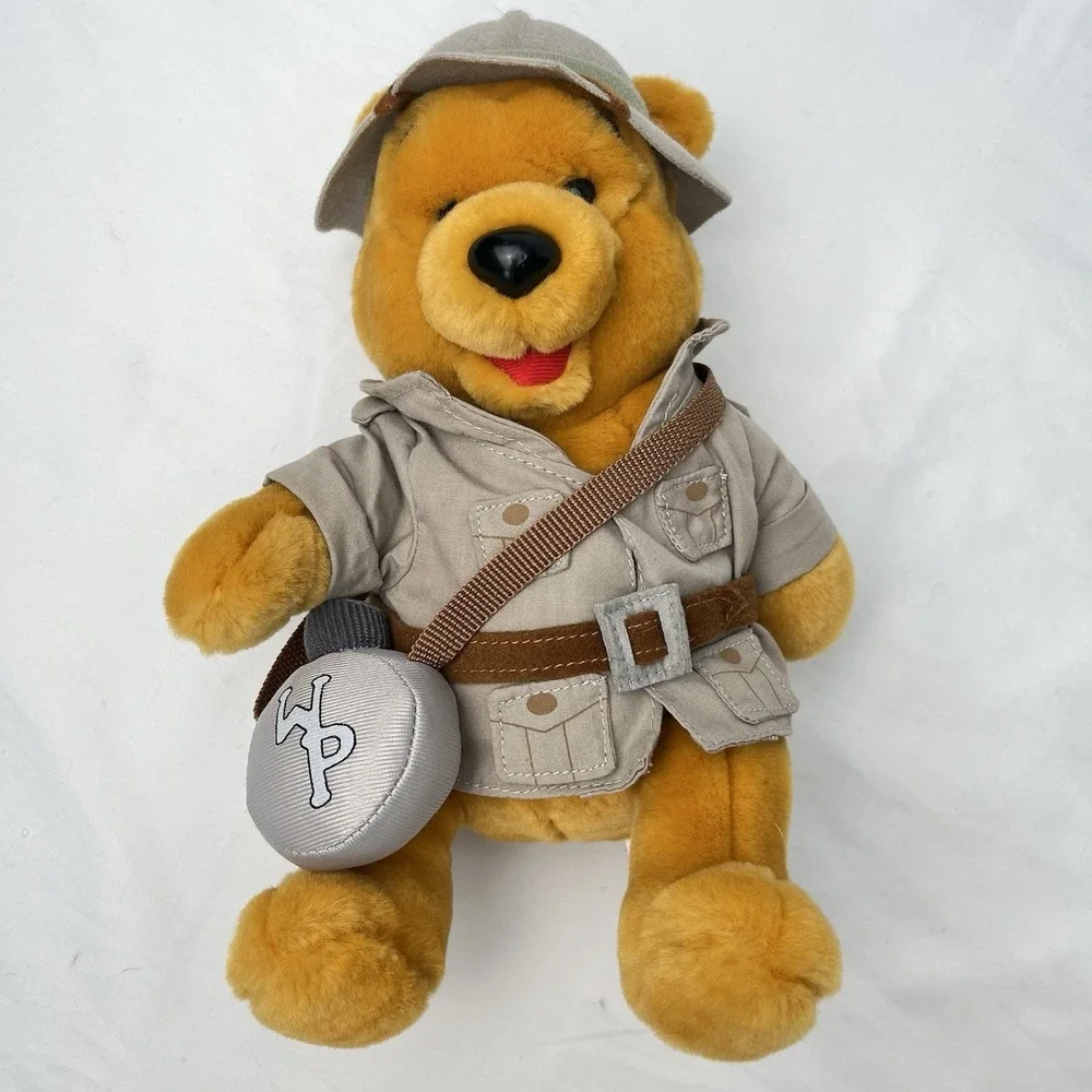 Disney Safari Winnie The Pooh Animal Kingdom Theme Park Exclusive Plush New Tags